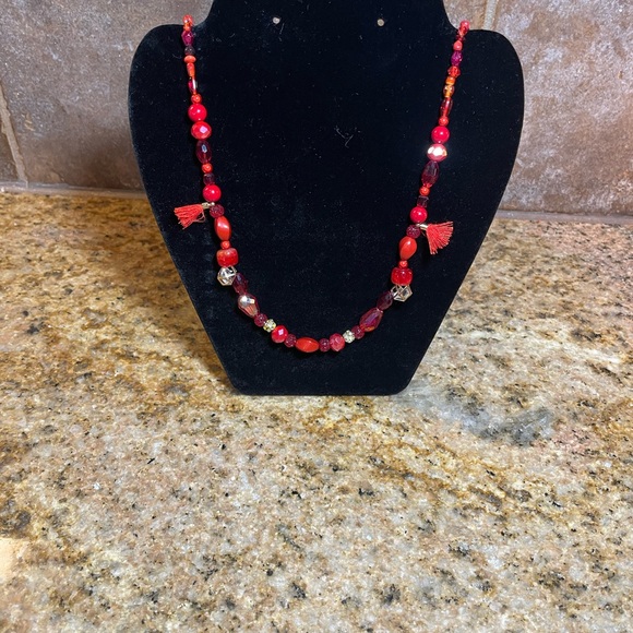 Handmade Beaded Necklace - Picture 3 of 3